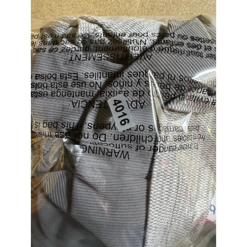 Lululemon Rest Less 1/4 Zip Pullover‎ Grey Space Dye Running Top Size 6